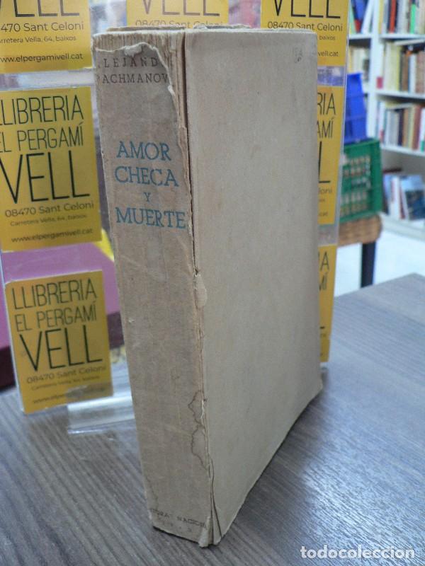 Livros em segunda m&atilde;o: Amor, checa y muerte: Diario de una estudiante rusa - Alejandra Rachmanowa - Editora Nacional - 1942