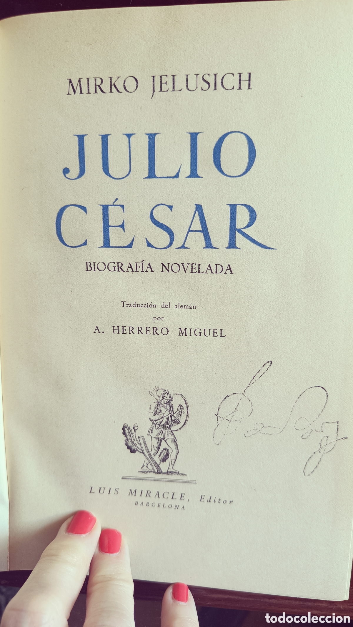 Libros de segunda mano: JULIO C&Eacute;SAR.MIRKO JELUSICH - Foto 1