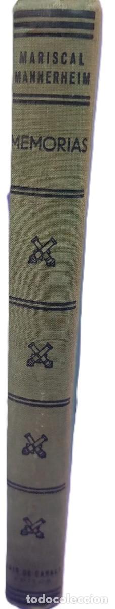 Libros de segunda mano: MEMORIAS. Mariscal Mannerheim. Luis de Caralt Editor 1954