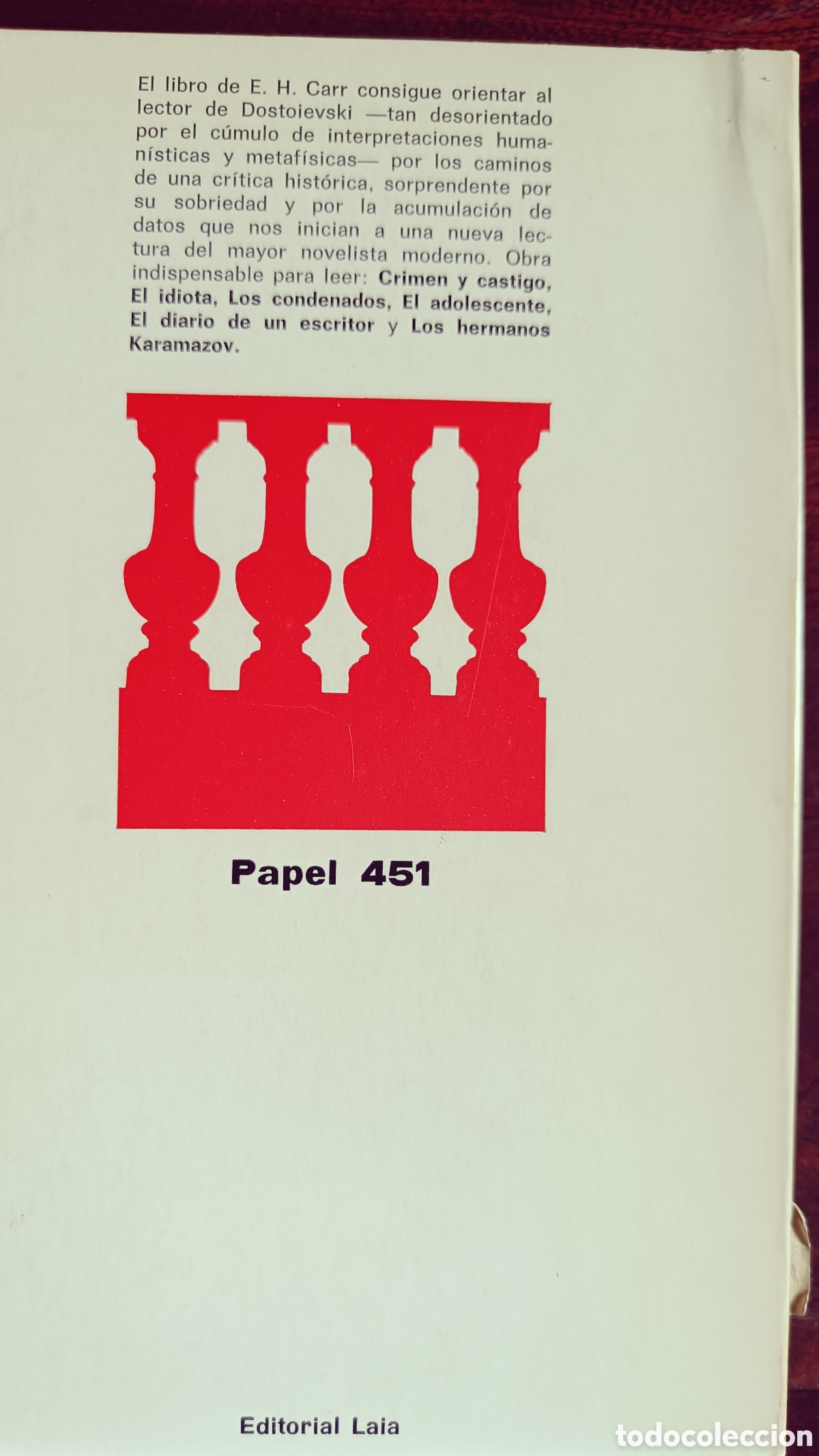 Libros de segunda mano: DOSTOIEVSKI.1821-1881.E.H.Carr - Foto 2