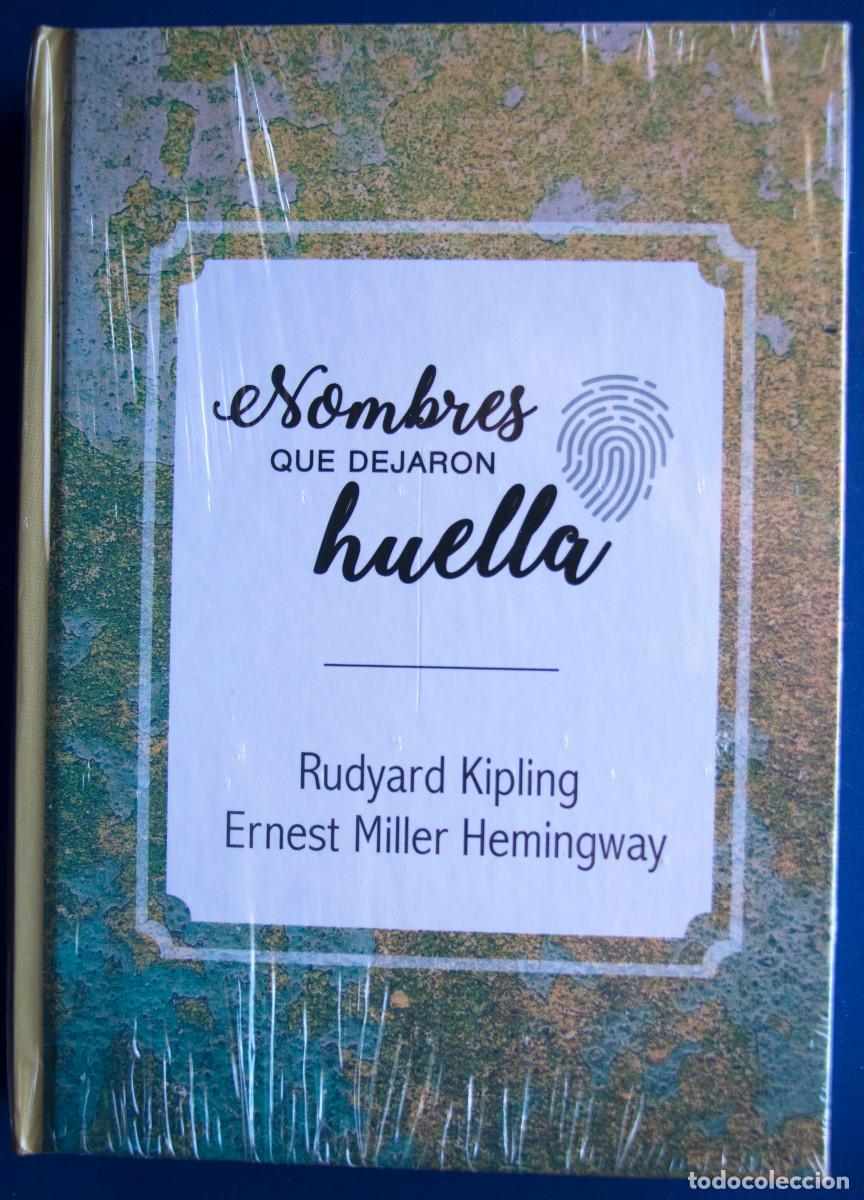 Libros de segunda mano: NOMBRES QUE DEJARON HUELLA. Rudyard Kipling y E. Hemingway.