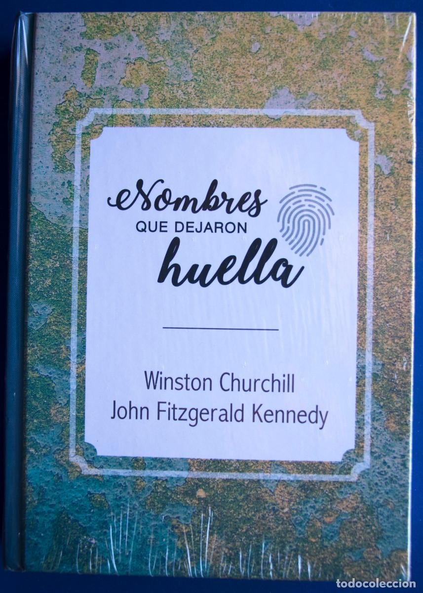 Libri di seconda mano: NOMBRES QUE DEJARON HUELLA. W. Churchill y J. F. Kennedy.
