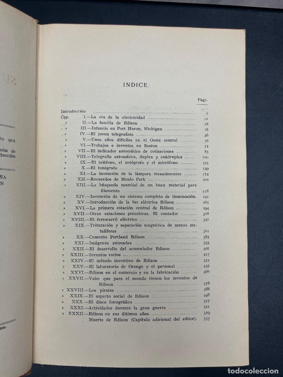 Libros de segunda mano: Edison, su vida y sus inventos - Foto 5