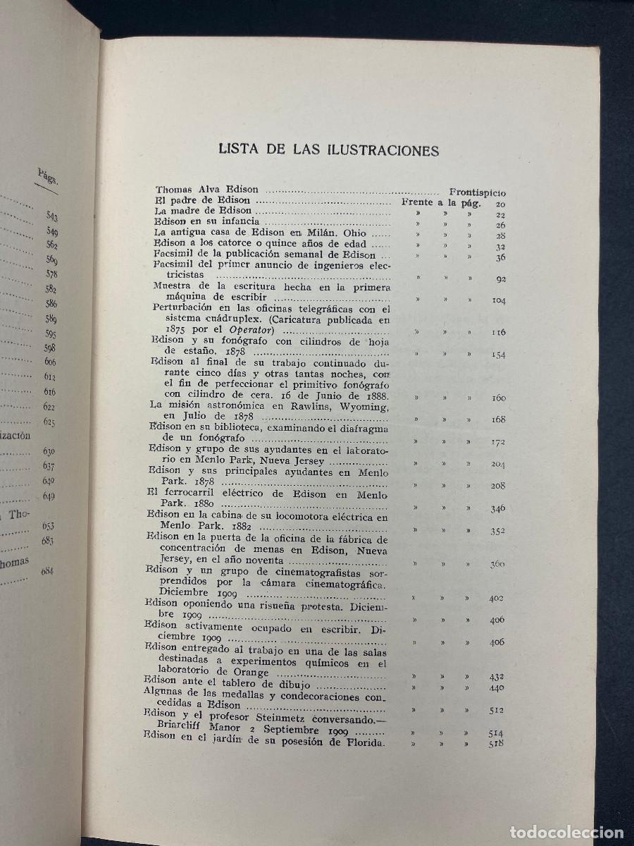 Libros de segunda mano: Edison, su vida y sus inventos - Foto 6