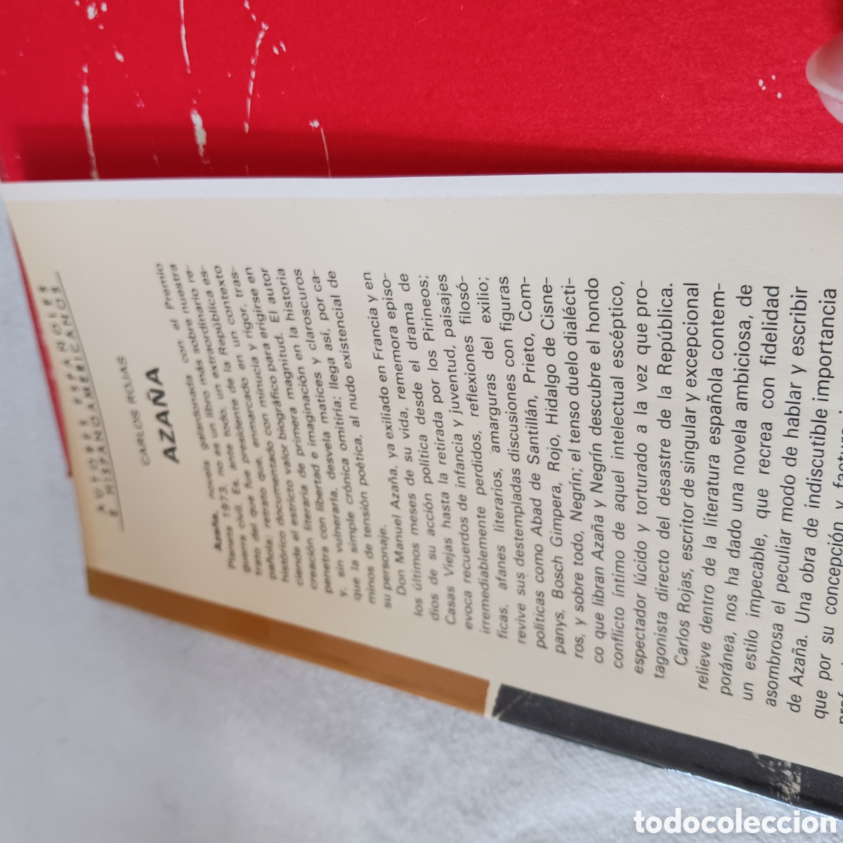 Libros de segunda mano: Aza&ntilde;a de Carlos Rojas - Foto 4