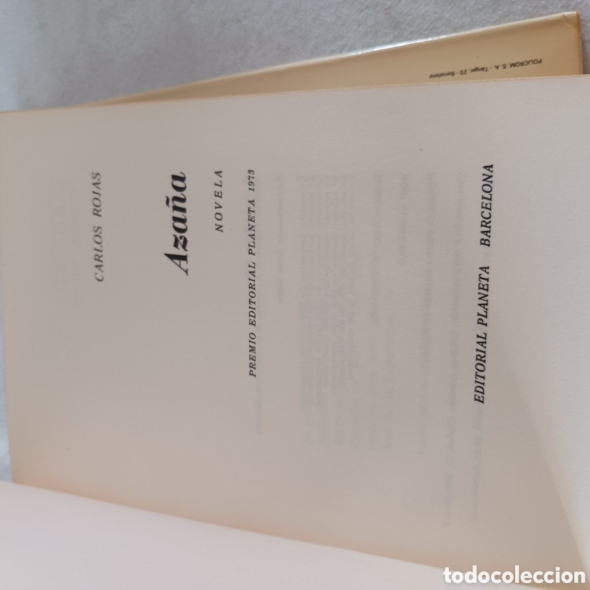 Libros de segunda mano: Aza&ntilde;a de Carlos Rojas - Foto 7