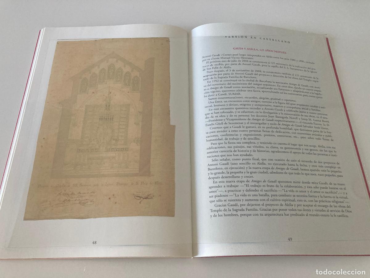 Libros de segunda mano: LIBRO GAUD&Iacute; I ALELLA EN CATAL&Agrave;, ESPA&Ntilde;OL E INGL&Eacute;S 2008 - Foto 5