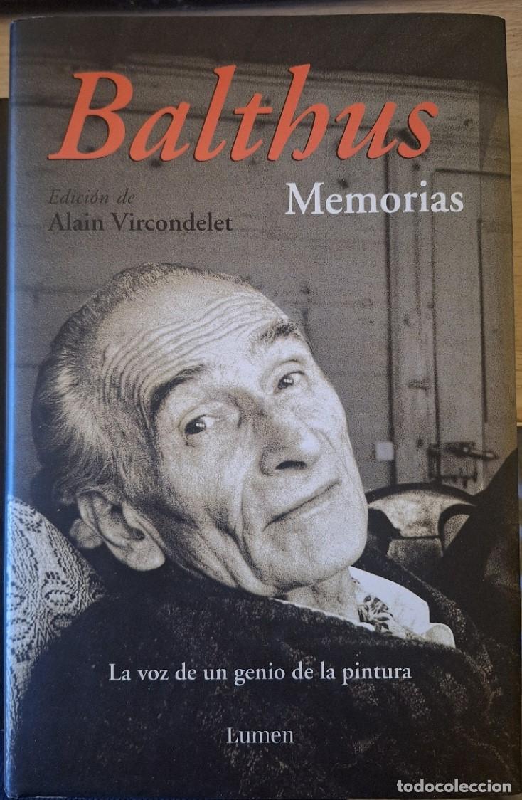 Libros de segunda mano: BALTHUS MEMORIAS. - VIRCONDELET, Alain (Edicion de).
