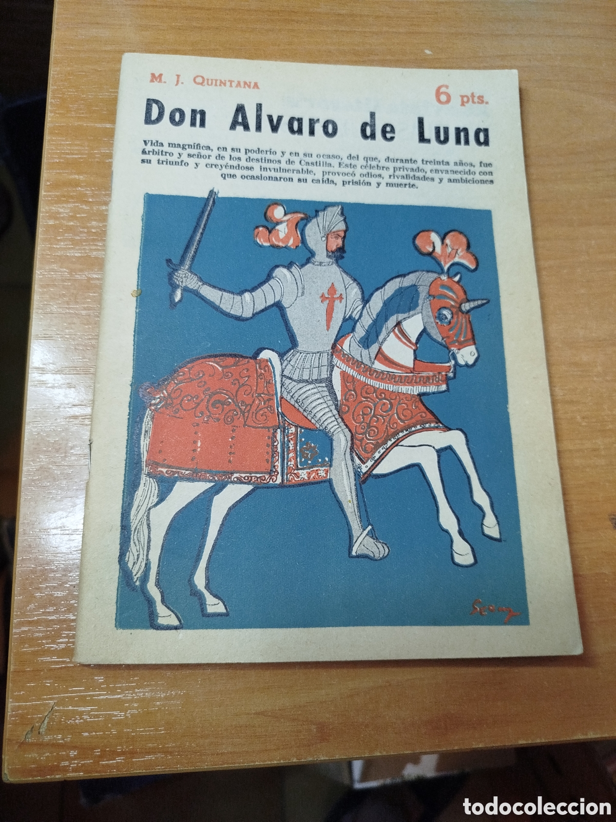 Libros de segunda mano: Don &Aacute;lvaro de Luna. Quintana. Revista literaria novelas y cuentos.