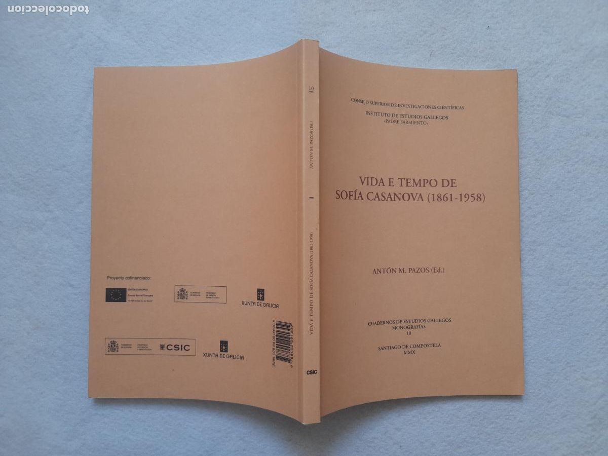 Libros de segunda mano: Vida e Tempo de Sof&iacute;a Casanova (1861 - 1958). Ant&oacute;n M. Pazos. - Foto 9