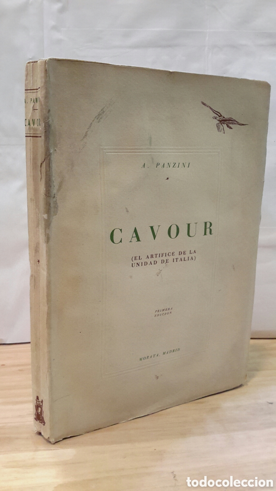 Second hand books: A. Panzini - Cavour. El artefice de la unidad de Italia