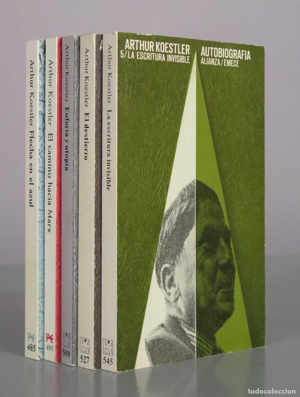 Libros de segunda mano: Autobiograf&iacute;a (Obra completa en 5 tomos): KOESTLER