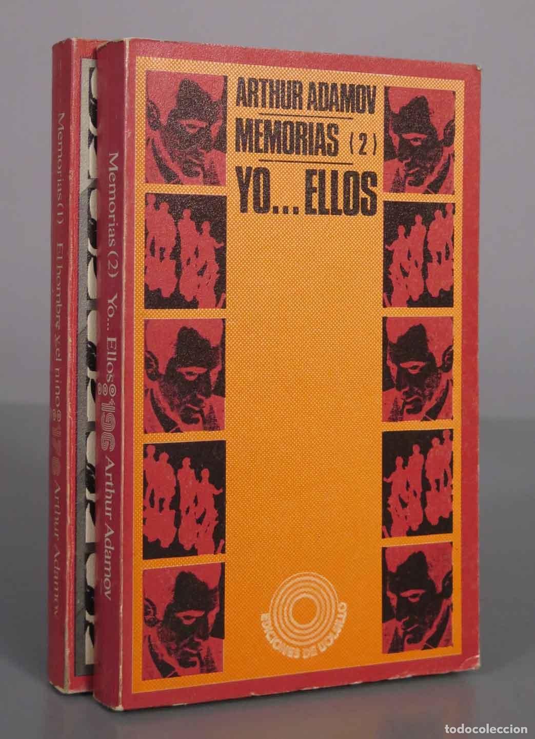 Libros de segunda mano: ARTHUR ADAMOV MEMORIAS YO... ELLOS. 2 TOMOS