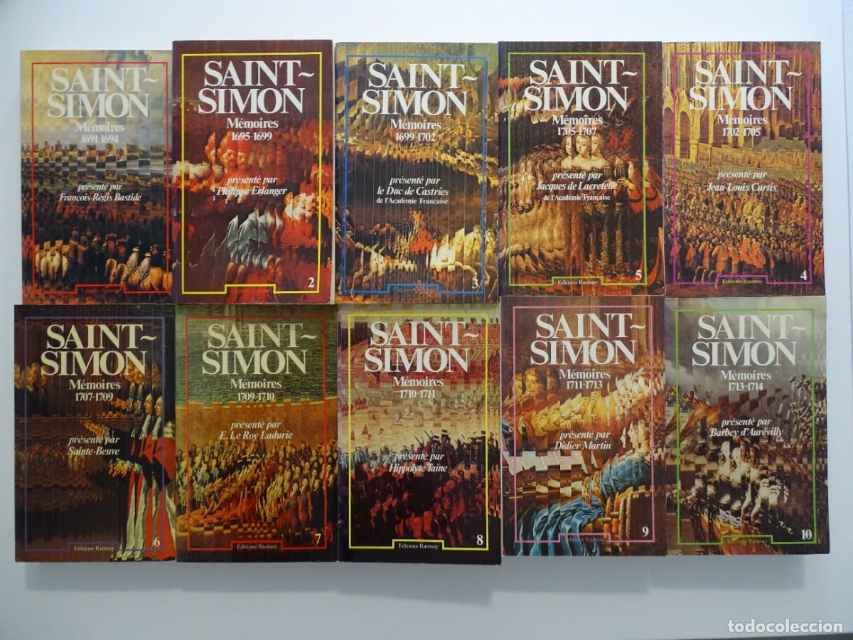 Libros de segunda mano: Saint-Simon: M&eacute;moires. Completas, 18 vol&uacute;menes. Libro en franc&eacute;s.