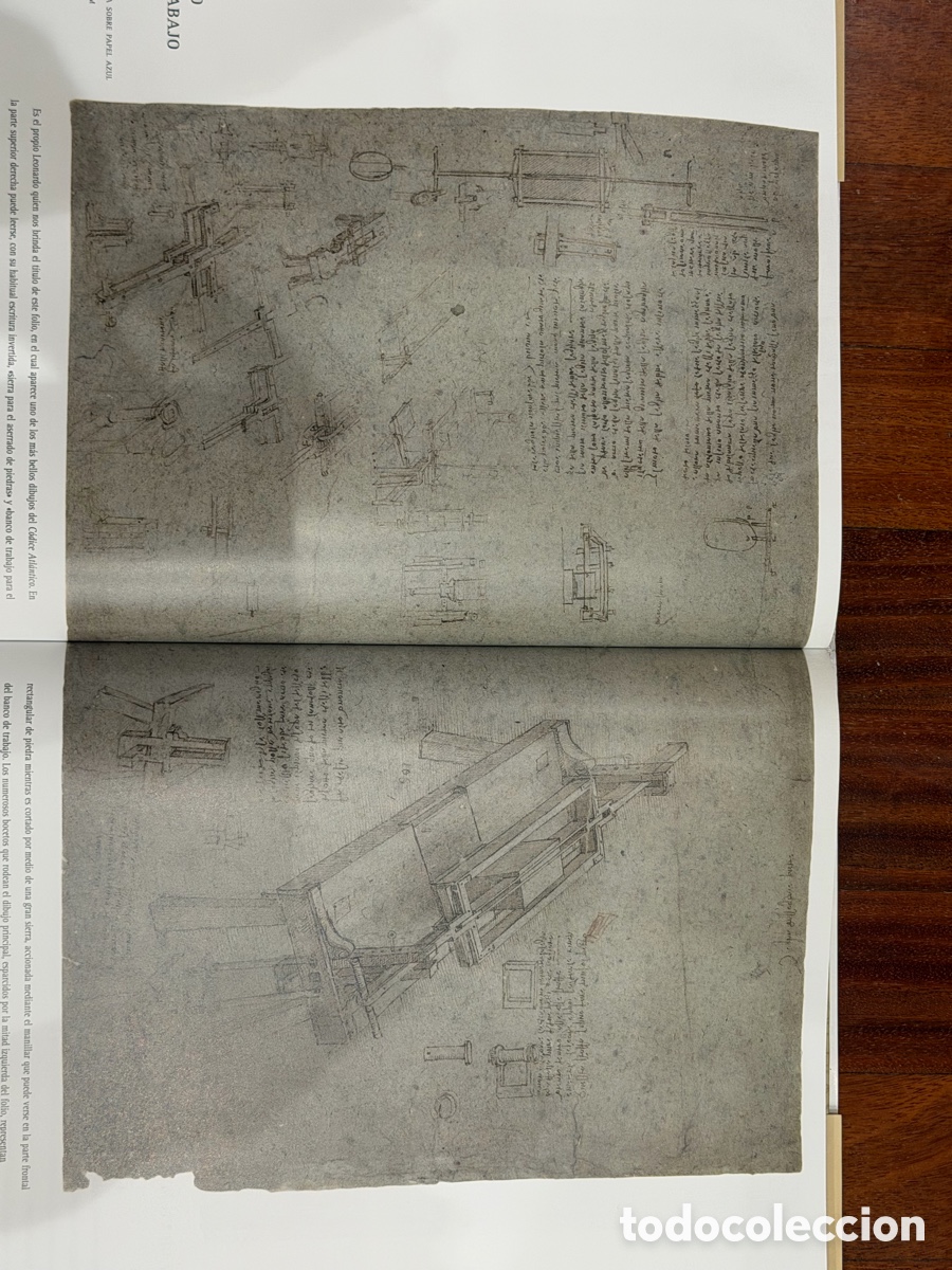 Libros de segunda mano: Libro &rdquo;Leonardo da Vinci y los secretos del C&oacute;dice Atl&aacute;ntico&rdquo; (Ed. Blume) - Foto 2