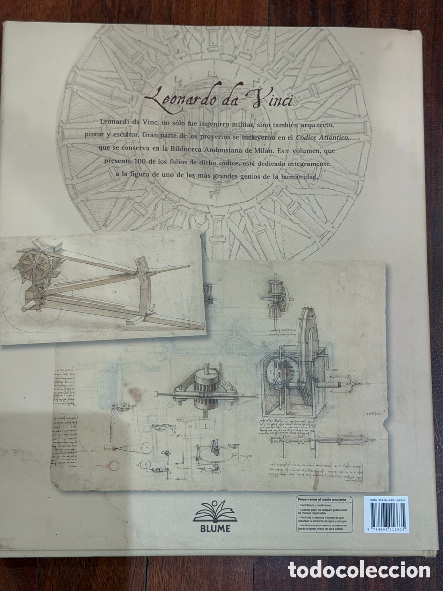 Libros de segunda mano: Libro &rdquo;Leonardo da Vinci y los secretos del C&oacute;dice Atl&aacute;ntico&rdquo; (Ed. Blume) - Foto 3