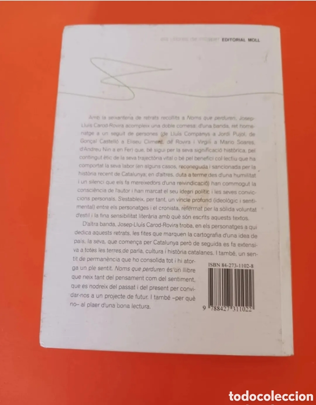 Libros de segunda mano: Libro, Noms que perduren. En Catal&aacute;n. - Foto 4