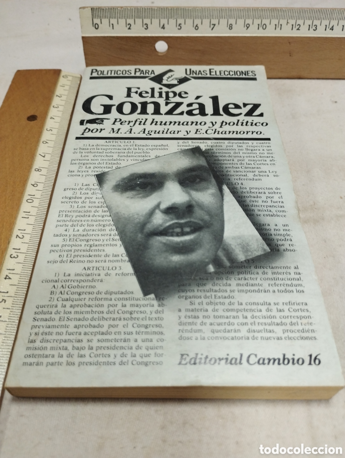 Libros de segunda mano: Felipe Gonz&aacute;lez. M. A. Chamorro y E. Chamorro, 1977 - Foto 1