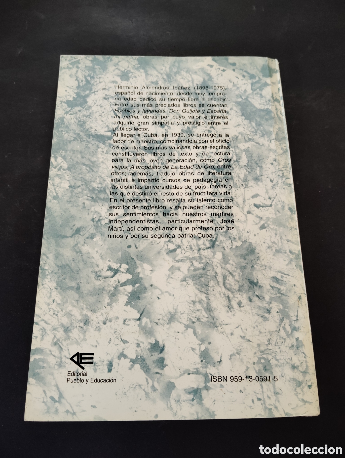 Libros de segunda mano: Libro &rdquo;Nuestro Mart&iacute;&rdquo; de Herminio Almendros - Foto 2