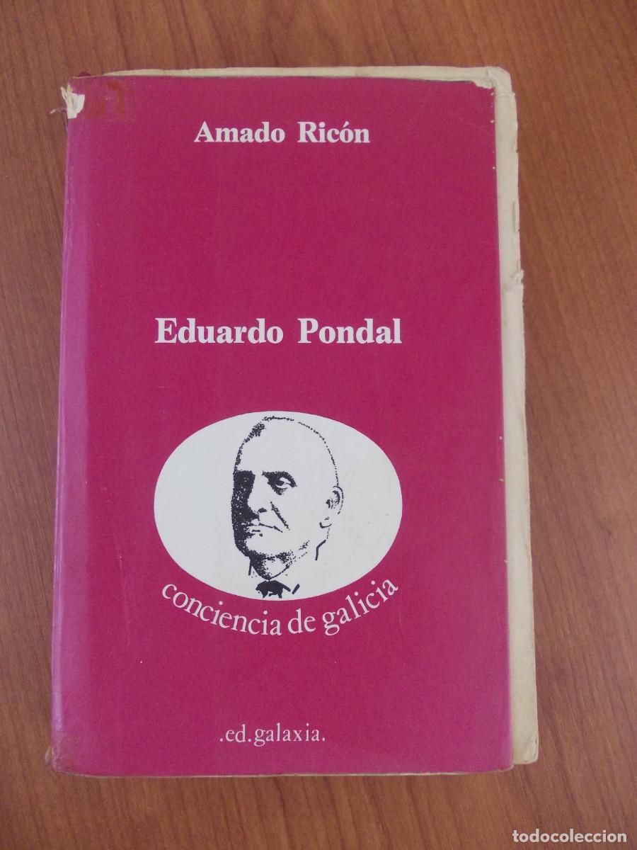 Livros em segunda m&atilde;o: Libro Eduardo Pondal Amado Ricon Conciencia de Galicia Editorial Galaxia 1981