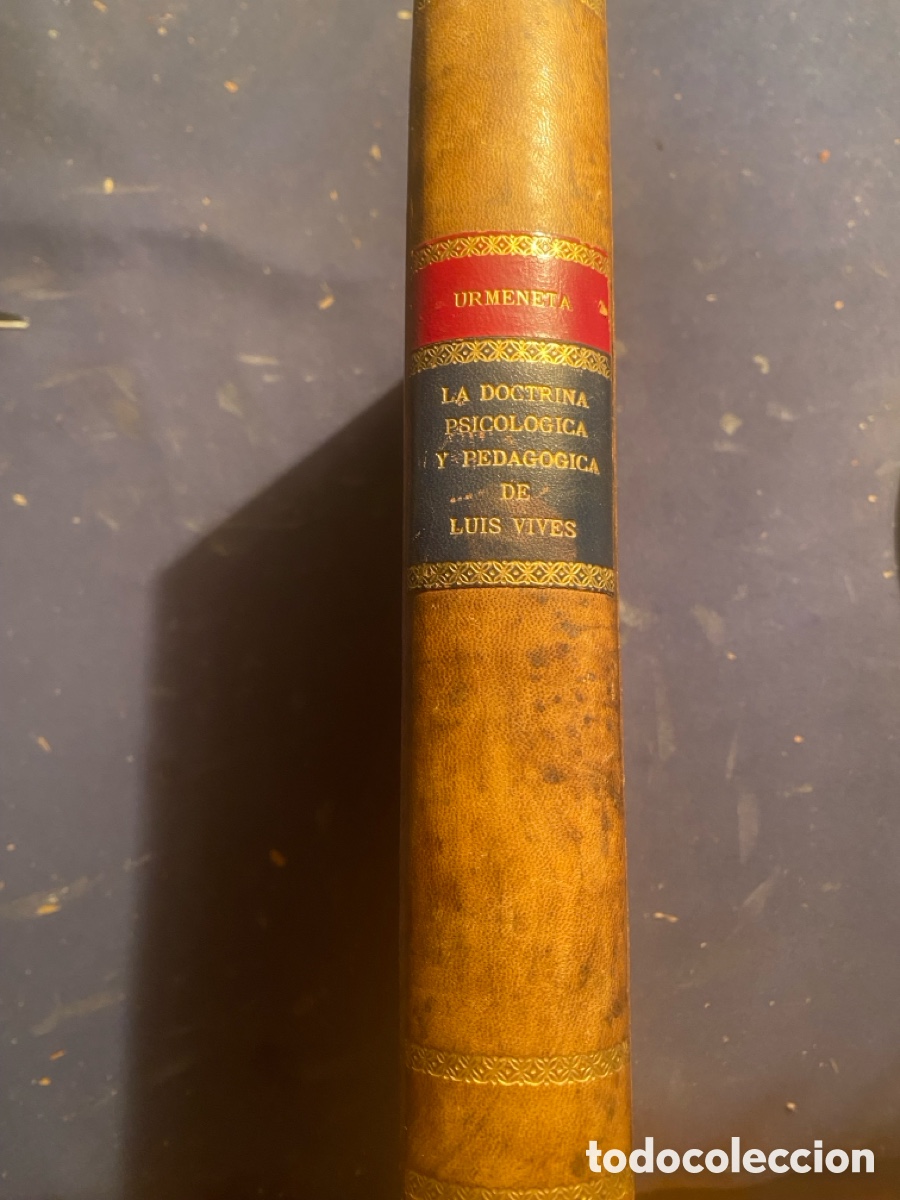 Livros em segunda m&atilde;o: FERM&Iacute;N DE URMENETA: - LA DOCTRINA PSICOL&Oacute;GICA Y PEDAG&Oacute;GICA DE LUIS VIVES - (BARCELONA, 1949)