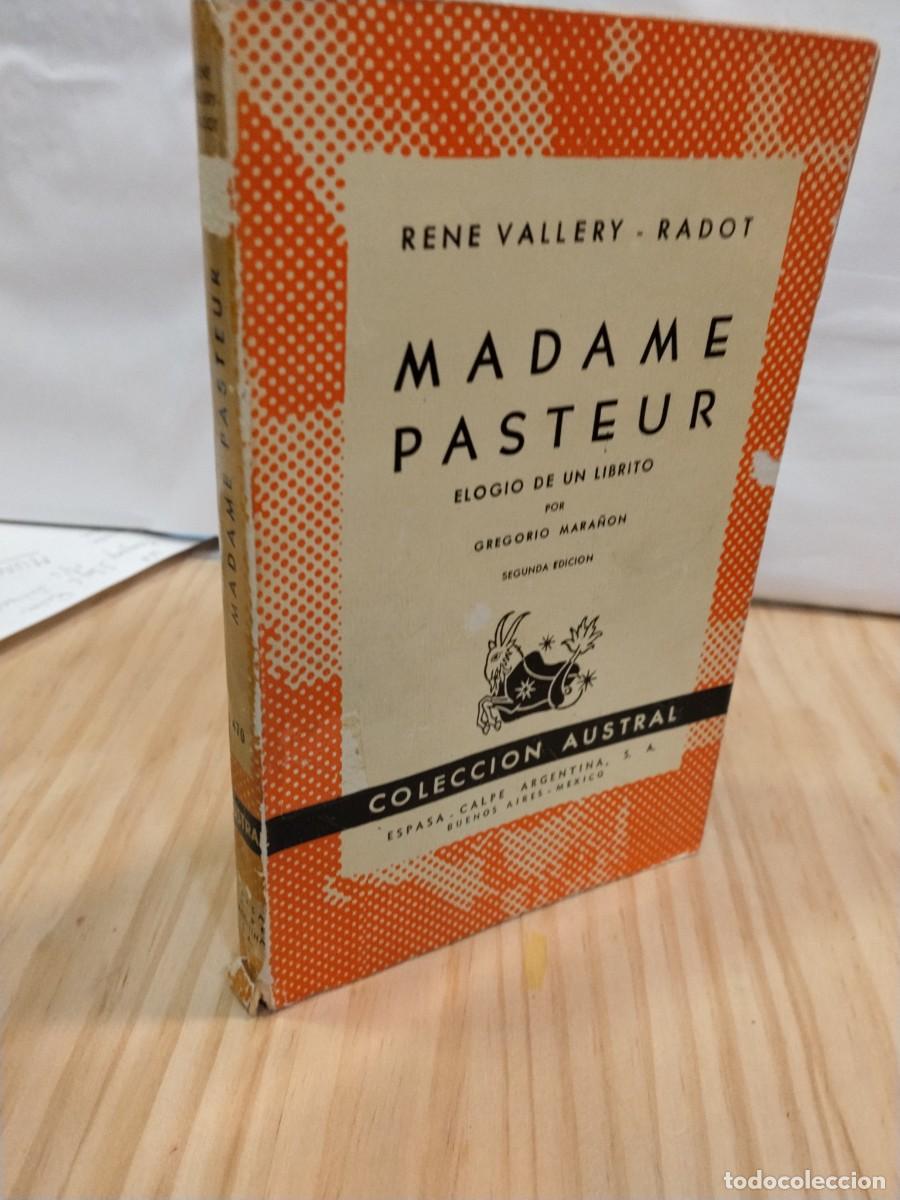 Gebrauchte B&uuml;cher: Rene Vallery-Radot. Madame Pasterut. Elogio de un librito por Gregorio Mara&ntilde;on