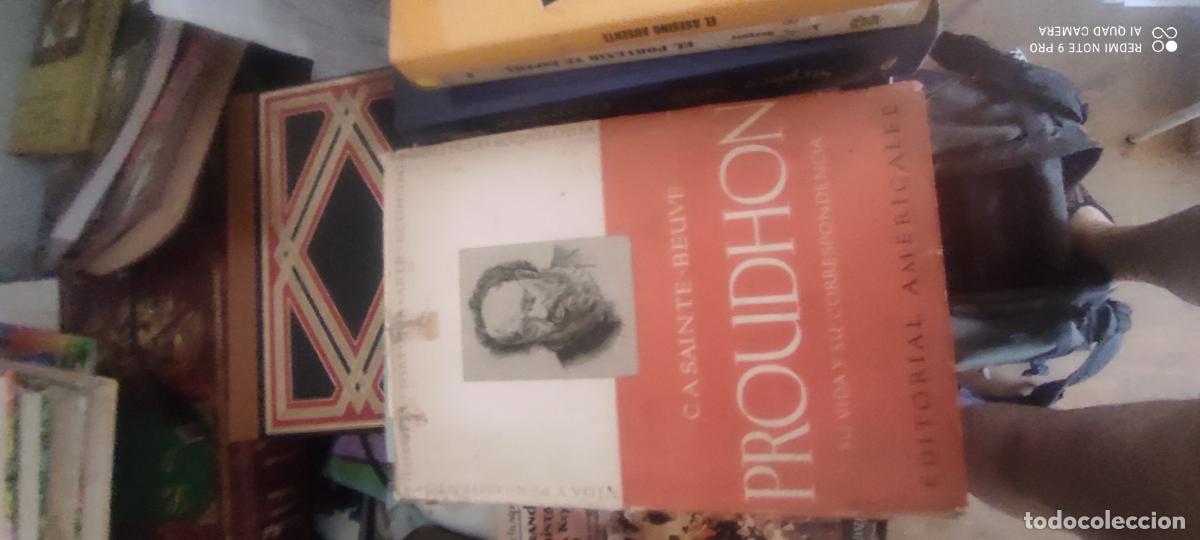 Libros de segunda mano: Proudhon. Su vida y su correspondencia - C.A. Sainte Beuve
