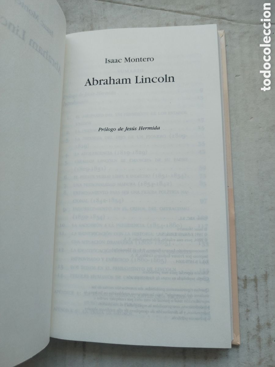 Libros de segunda mano: ABRAHAM LINCON/ISAAC MONTERO - Foto 2