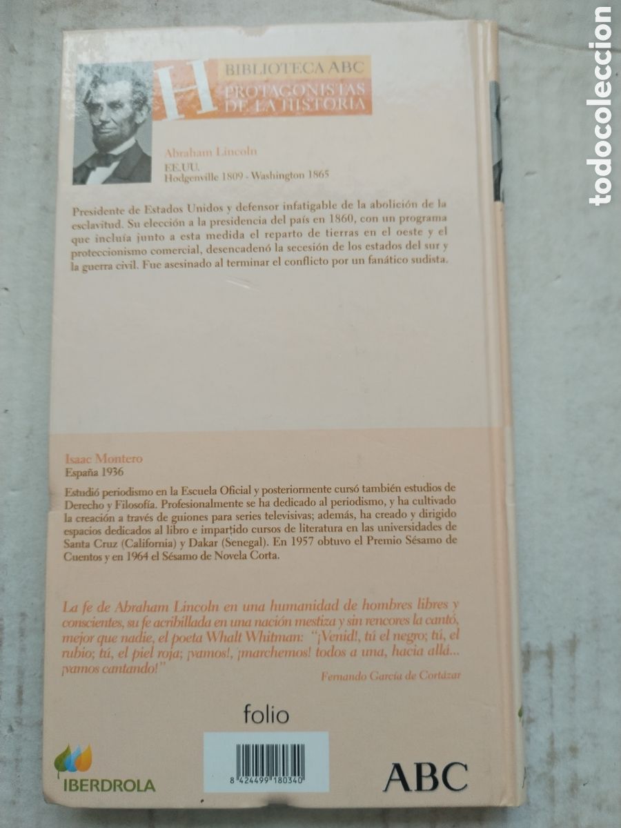 Libros de segunda mano: ABRAHAM LINCON/ISAAC MONTERO - Foto 3