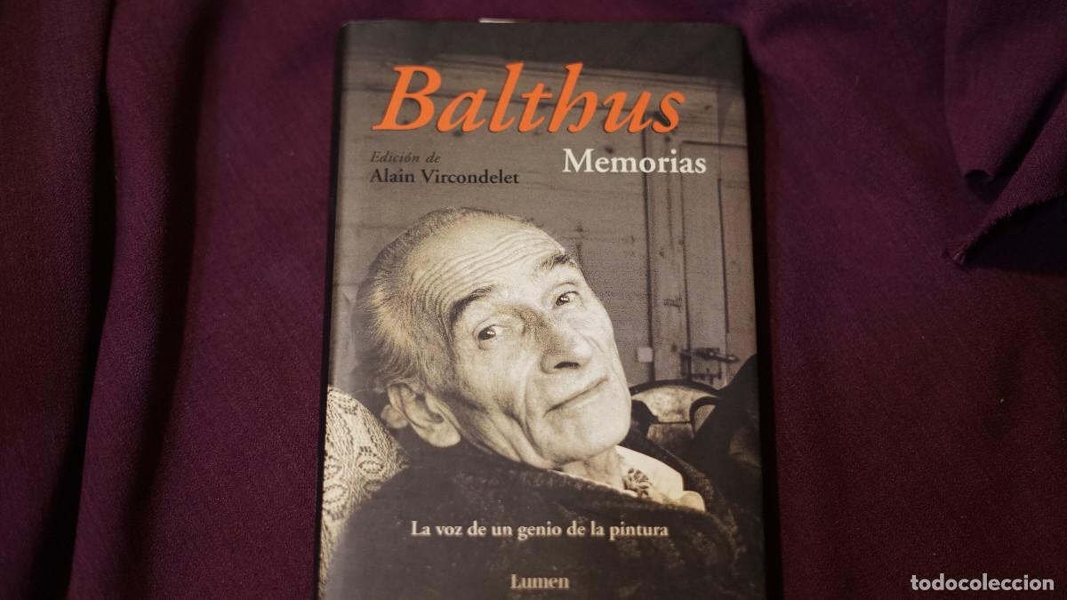 Libros de segunda mano: Balthus - Mem&oacute;rias - La voz de un genio de la pintura - Lumen 2002