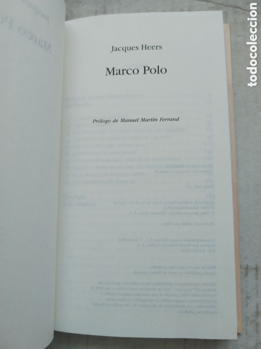 Libros de segunda mano: MARCO POLO/JACK HEERS - Foto 2