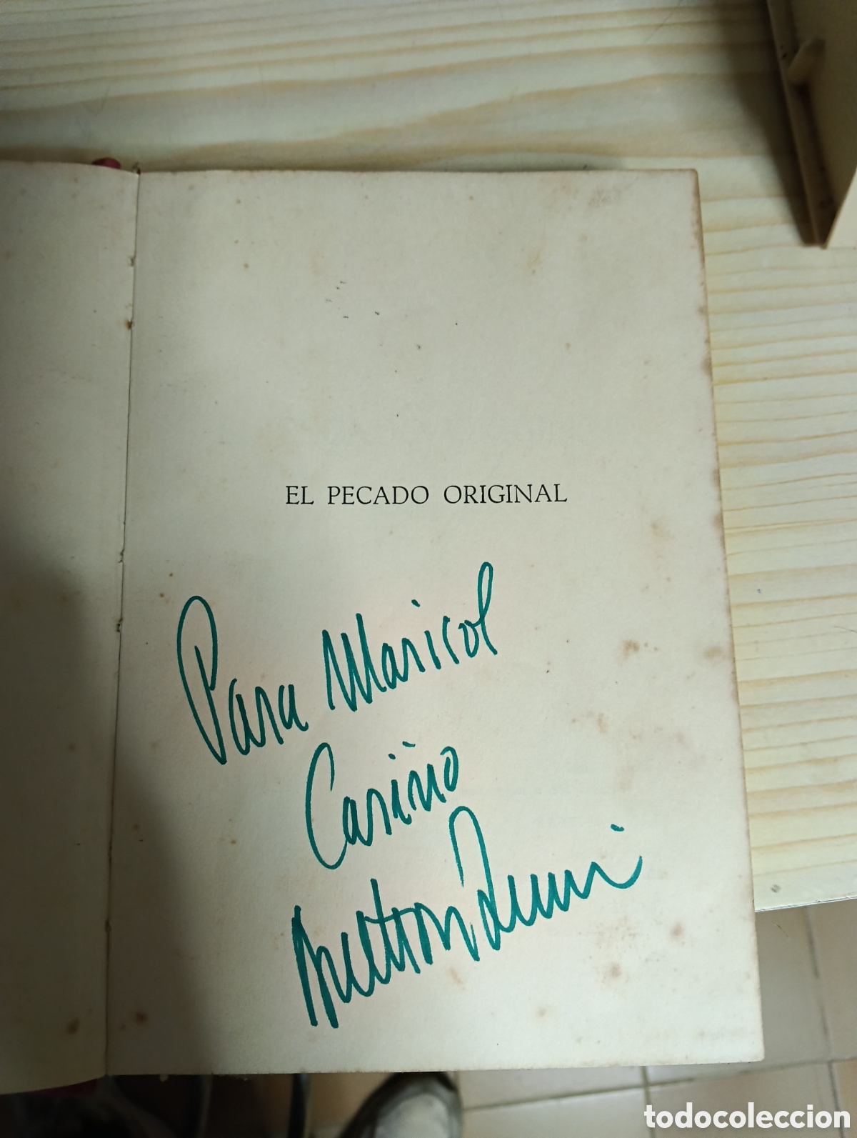 Libros de segunda mano: EL PECADO ORIGINAL de Anthony Quinn - Foto 3
