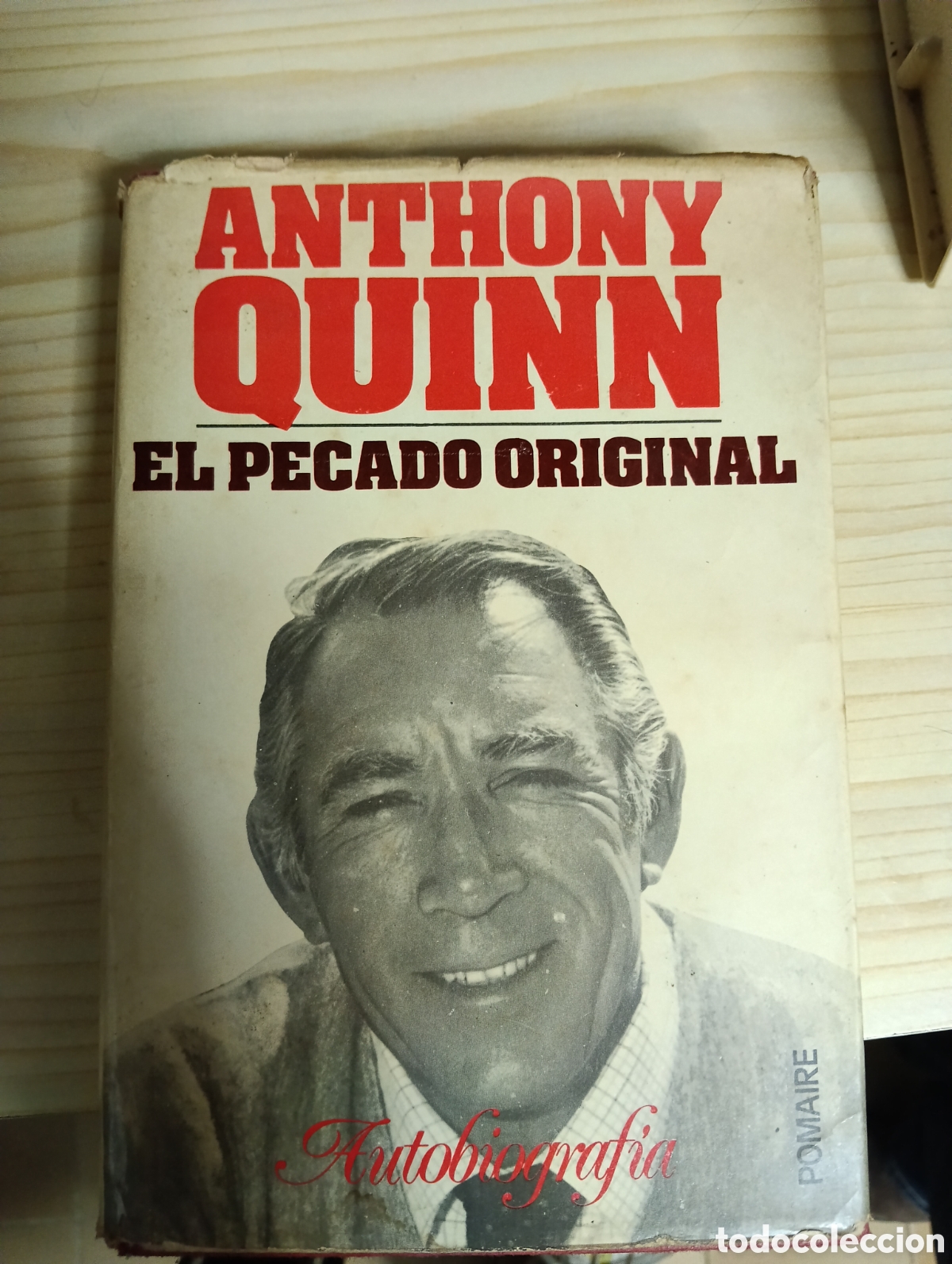Libros de segunda mano: EL PECADO ORIGINAL de Anthony Quinn - Foto 1
