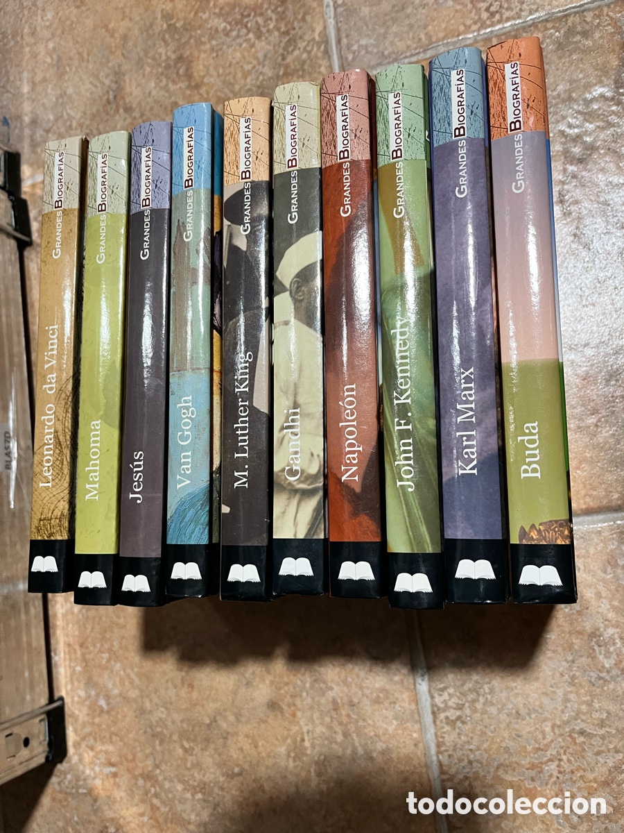 Livres d'occasion: Blas7D lote de biograf&iacute;as: van Gogh, Buda, Marx, Napole&oacute;n, Gandhi&hellip;