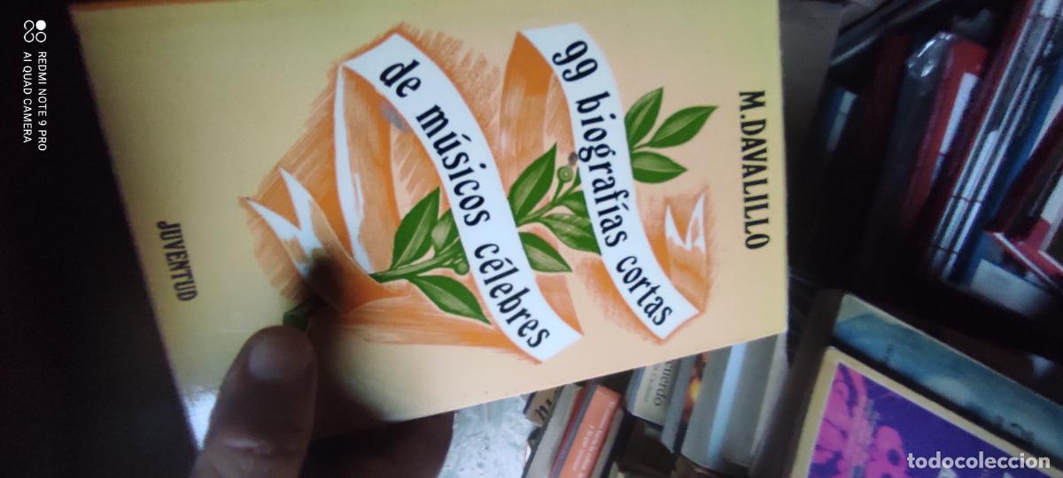 Libros de segunda mano: 99 biograf&iacute;as cortas de m&uacute;sicos c&eacute;lebres. Juventud. M. Davalillo