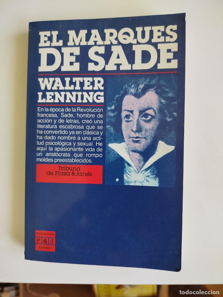 Second hand books: El marques de Sade. Walter Lenning