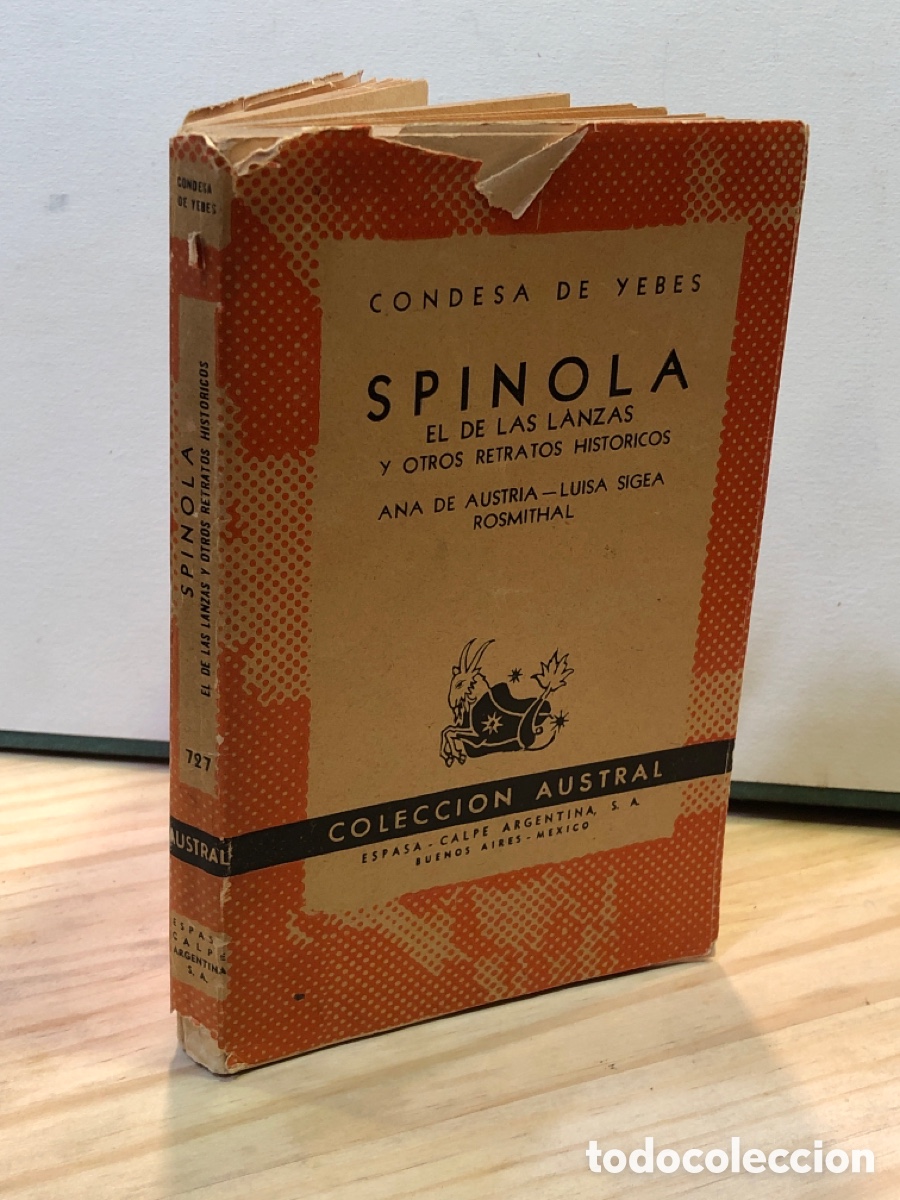 Livros em segunda m&atilde;o: Spinola el de las lanzas y otros retratos historicos - Condesa de Yebes
