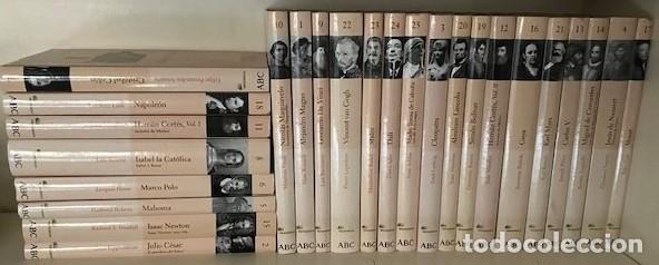Libros de segunda mano: 25 LIBROS DE COLECCION ABC PROTAGONISTAS DE LA HISTORIA, 2004