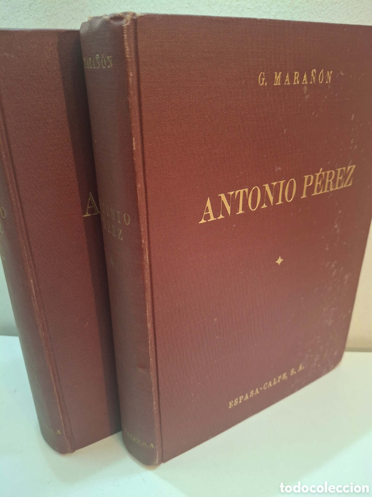 Libros de segunda mano: ANTONIO PEREZ, GREGORIO MARA&Ntilde;ON, DOS TOMOS, ESPASA-CALPE, 5&ordf; EDICION, 1954
