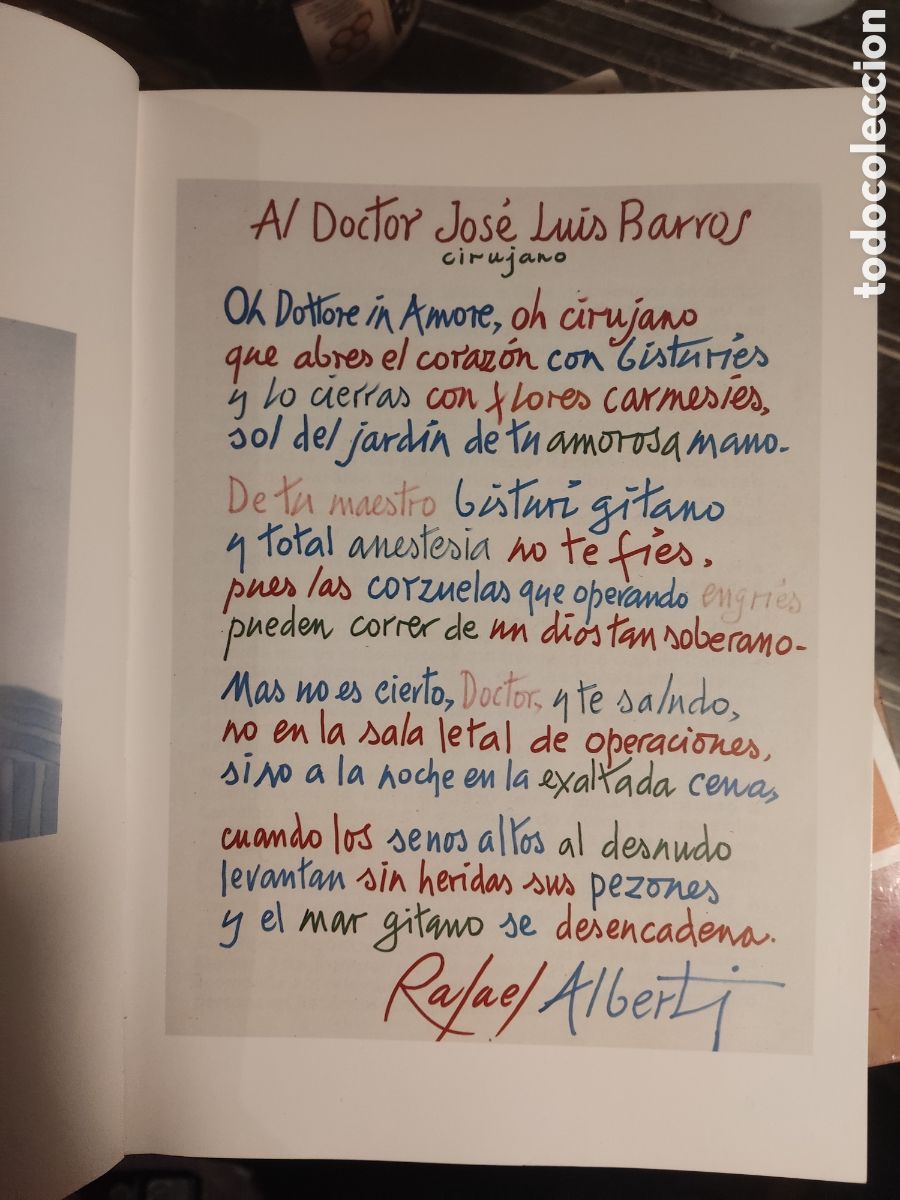 Libros de segunda mano: Libro de los amigos de Jos&eacute; Luis Barrios - Foto 3