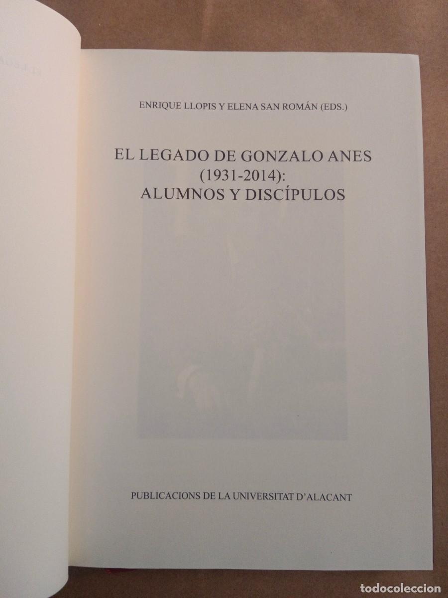 Libri di seconda mano: EL LEGADO DE GONZALO ANES (1931 - 2014): ALUMNOS Y DISCIPULOS - Enrique Llopis y Elena San Roman (Ed