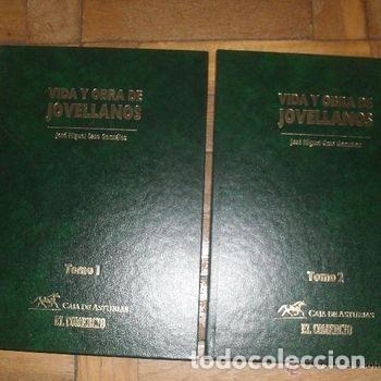 Libros de segunda mano: Vida y Obra de Jovellanos - Jos&eacute; Miguel Caso Gonz&aacute;lez - 2 Tomos Completos - Caja Asturias PEIFER