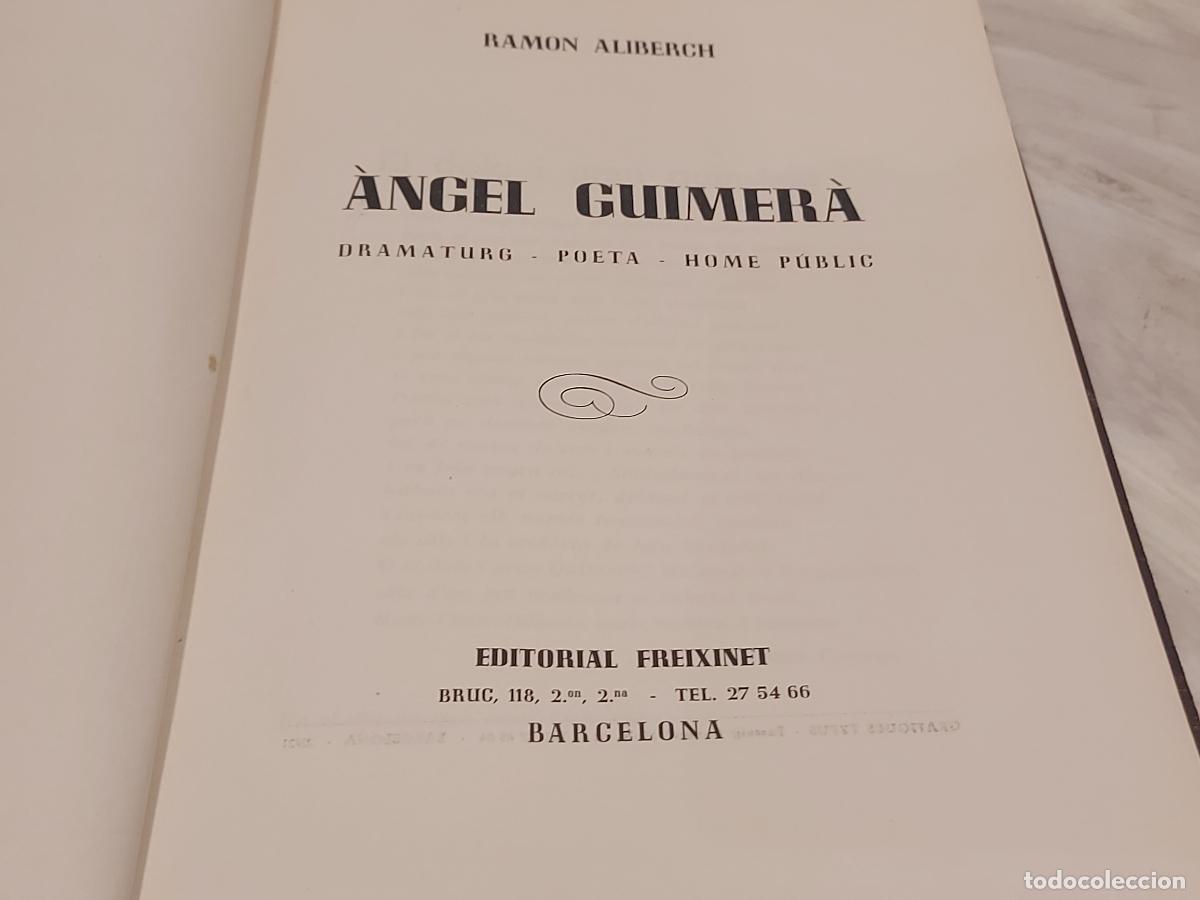 Libros de segunda mano: &Agrave;NGEL GUIMER&Agrave; | RAMON ALIBERCH | DRAMATURG POETA HOME P&Uacute;BLIC | IL&middot;LUSTRAT | CATAL&Agrave;