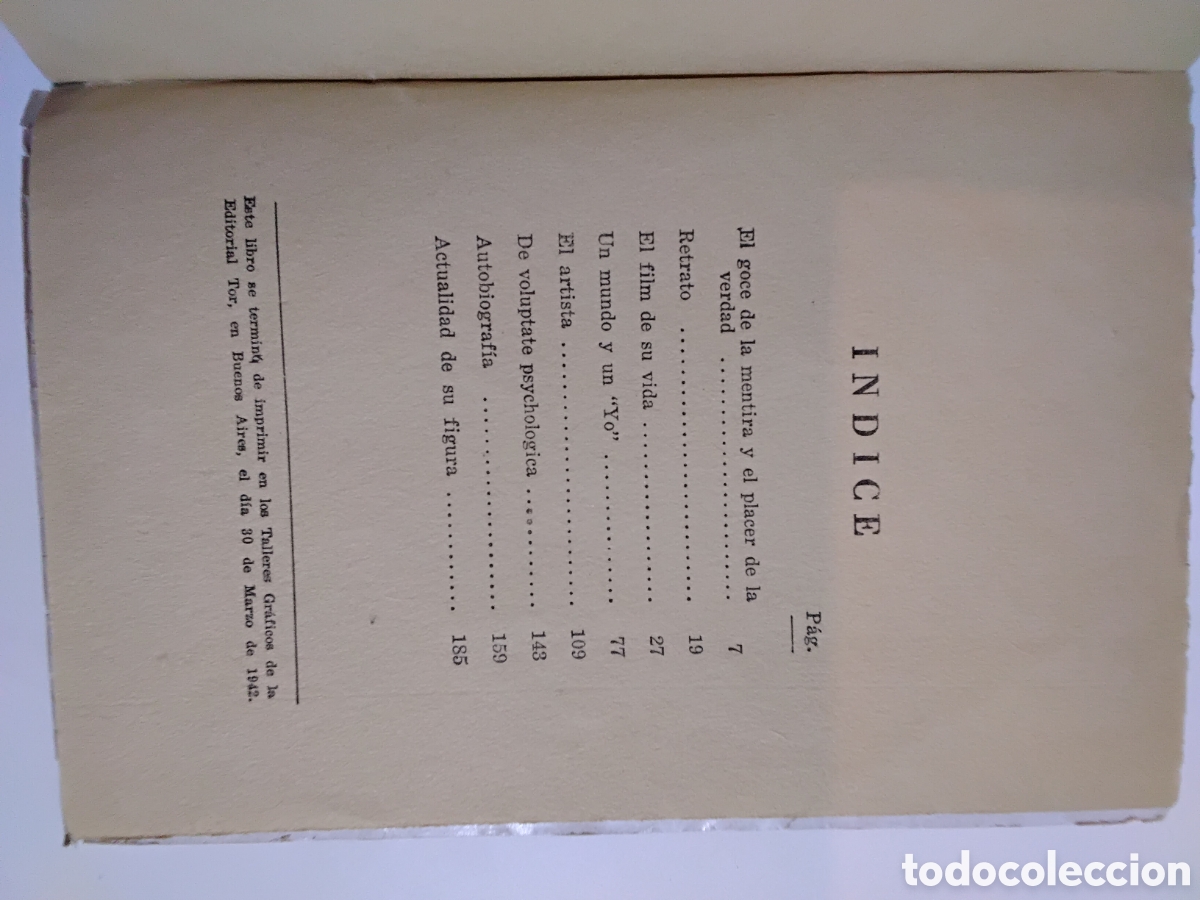 Libros de segunda mano: Stefan Zweig &ndash; Stendhal &ndash; Editorial Tor &ndash; 1942 - Foto 3