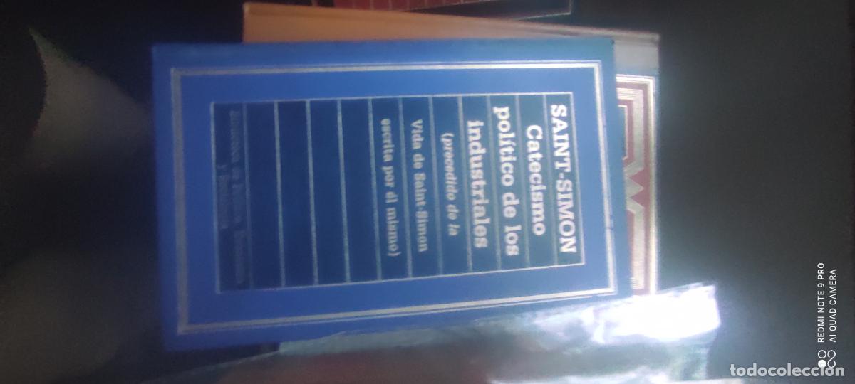 Libros de segunda mano: SAINT-SIMON Catecismo pol&iacute;tico de los industriales (precedido de la Vida de Saint-Simon escrita por