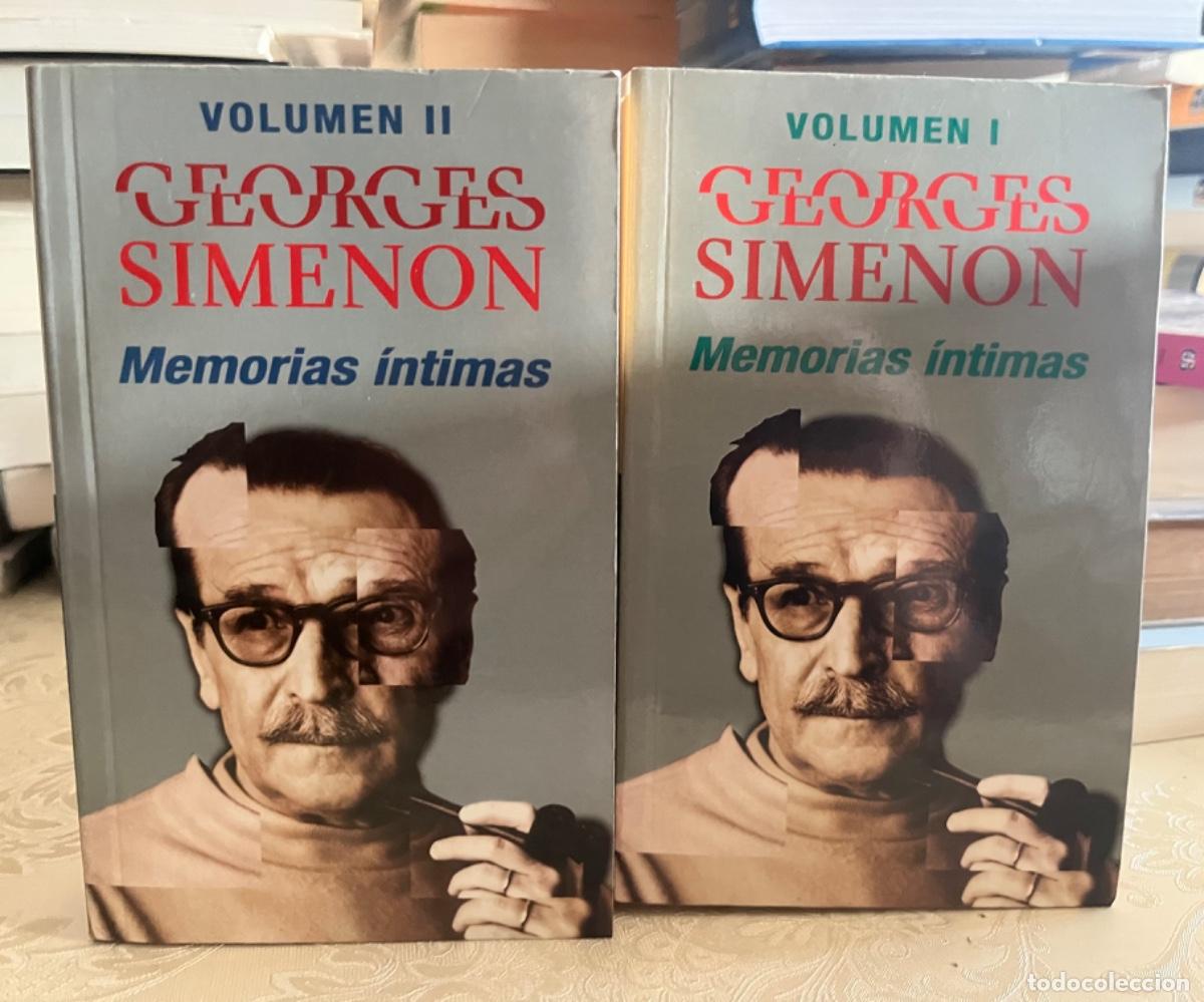 Libros de segunda mano: Simenon, George.- Memorias &iacute;ntimas (2 vols.)