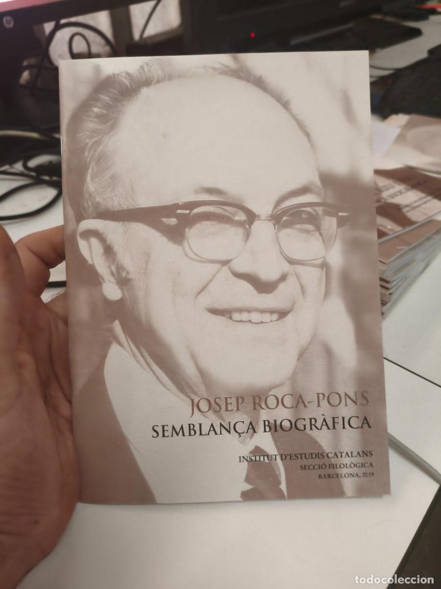 Libros de segunda mano: Josep Roca-Pons : semblan&ccedil;a biogr&agrave;fica. Bover i Font, August. IEC.