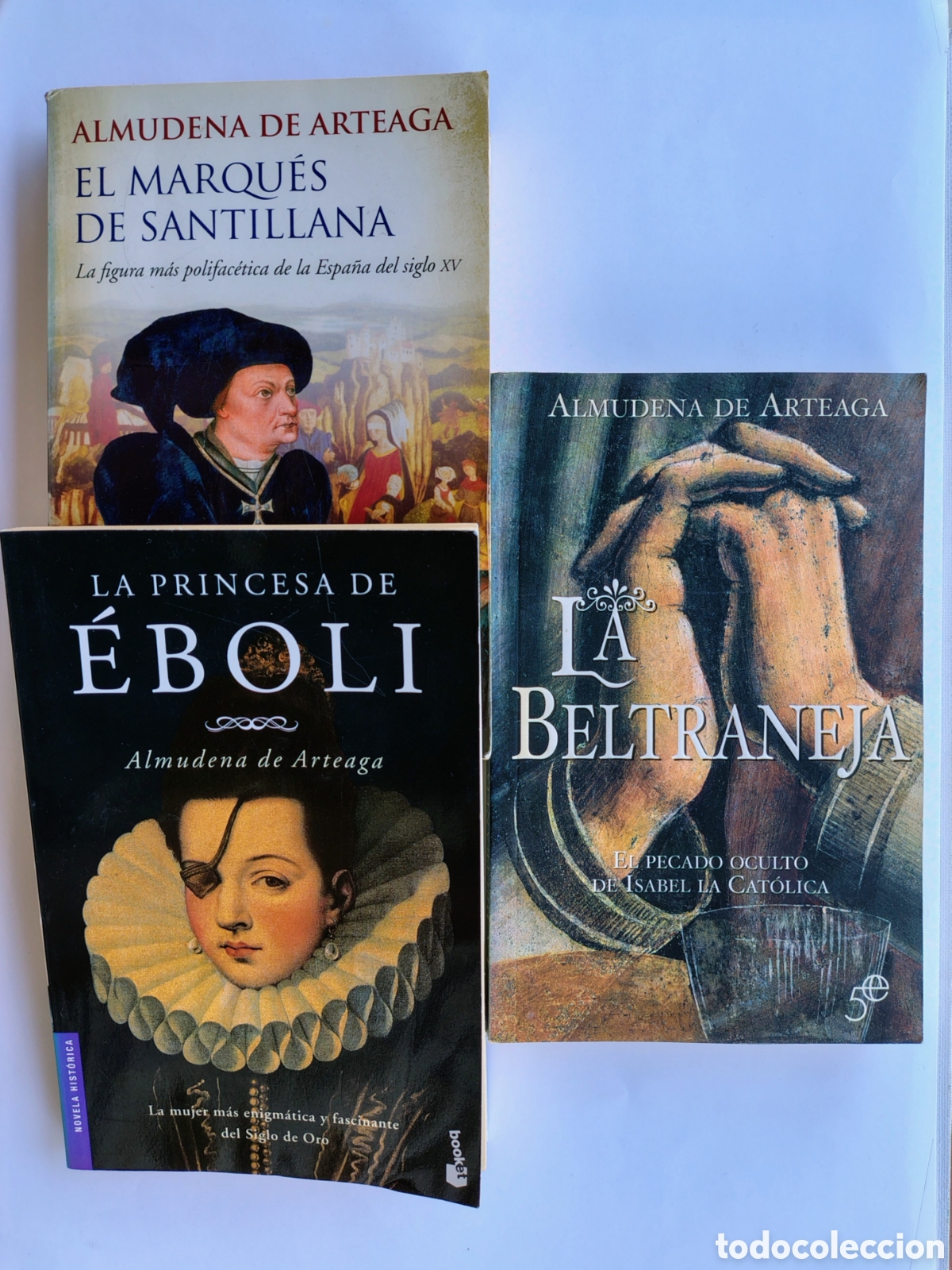 Libros de segunda mano: 3 novelas de Almudena de Arteaga | La princesa de &Eacute;boli, La Beltraneja y El marqu