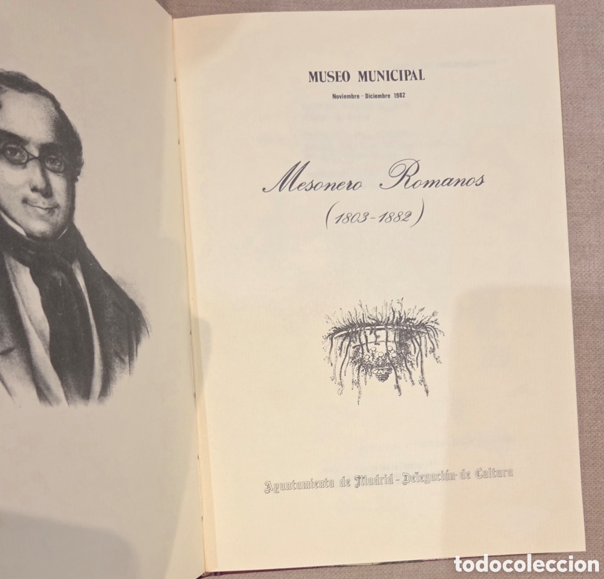 Libros de segunda mano: MESONERO ROMANOS (1803-1882). MUSEO MUNICIPAL Ayto. Madrid 1982