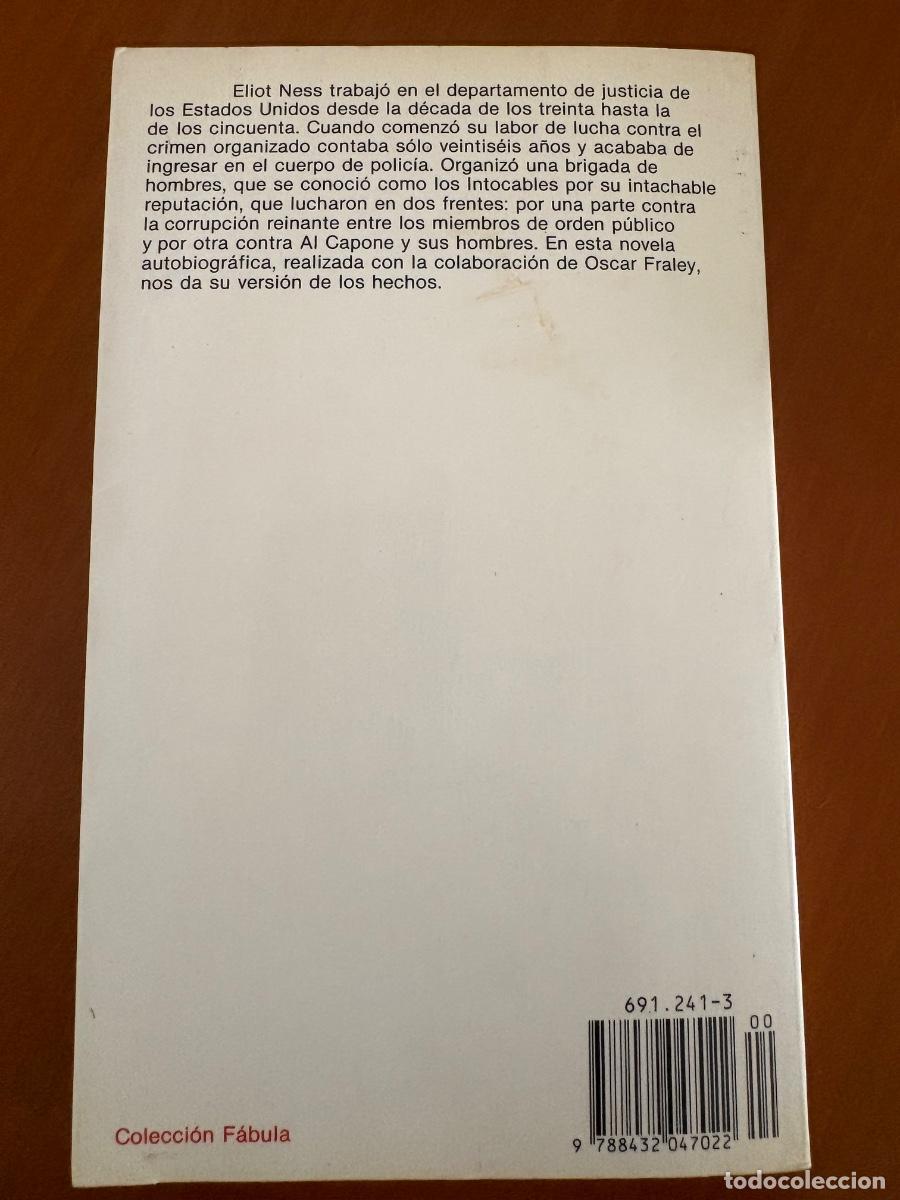Libros de segunda mano: Los intocables - Eliot Ness - Foto 2